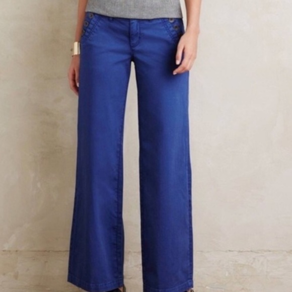 Anthropologie Pants - Anthropologie | Pilcro Blue wide leg jeans pants